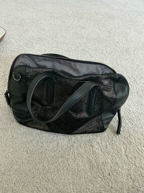 Fossil Black Glitter Shoulder Bag